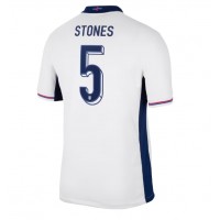 Camisa de Futebol Inglaterra John Stones #5 Equipamento Principal Europeu 2024 Manga Curta